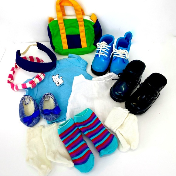 American Girl Other - 11 Item Lot American Girl 18" Doll Accessories Shoes Boots Coconut Top S…